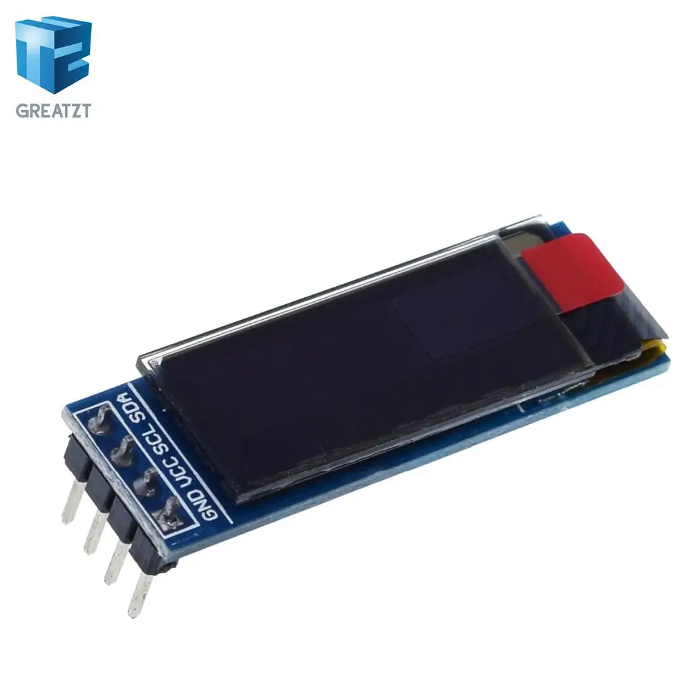 0,91 дюймов O светодиодный модуль 0,9"-белый топ с o-образным светодиодный 128X32 • Максимальное количество светодиодный ЖК-дисплей светодиодный Дисплей модуль 0,91" IIC общаться 4PIN