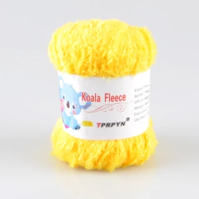 11 chicken yellow TPRPYN 10 шт = 500 г маленькое коала полотенце из пряжи линия шапка линия шарф шерстяная специальная линия Вязание Коралловая флисовая пряжа Y22130 - Цвет: 11 chicken yellow
