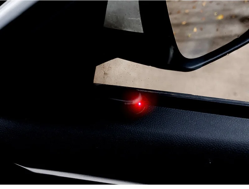 red light 1 шт. Солнечный Мощность автосигнализации светильник Анти-кражи Предупреждение Вспышка мигающая поддельная Автомобильный светодиодный светильник вспышки мигает при красные, синие новое обновление - Испускаемый цвет: red light
