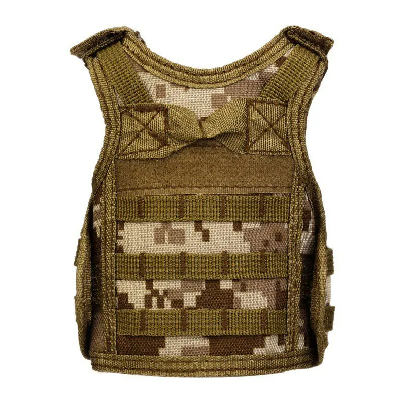 Tactical Vest Layer Military Beer Bottle Set Mini Molle vest Hunting Drink set Adjustable Shoulder Straps | Спорт и развлечения