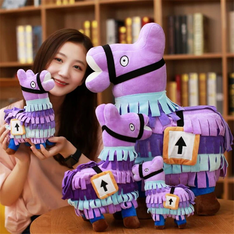 Fortnight Fortinet Battle Royale Troll Stash Llama плюшевая лошадь игрушки Альпака брелок чучело