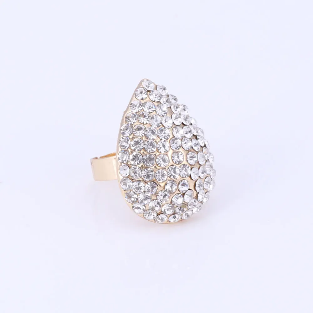 Золотой Цвет капли воды кулон ювелирные изделия Кристалл Мода Дубай костюм