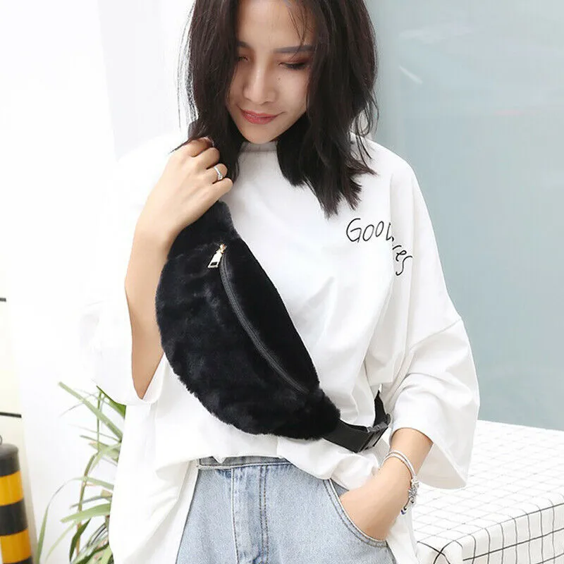 Новая модная поясная сумка для женщин и девочек ремень из искусственной кожи на