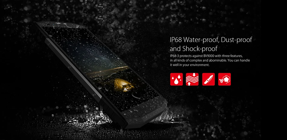 Blackview BV9000 5," 18:9 смартфон IP68 Водонепроницаемый Android 7,1 P25 Octa core 4 Гб 64 Гб 4180 мАч 13MP двойная камера телефон nfc