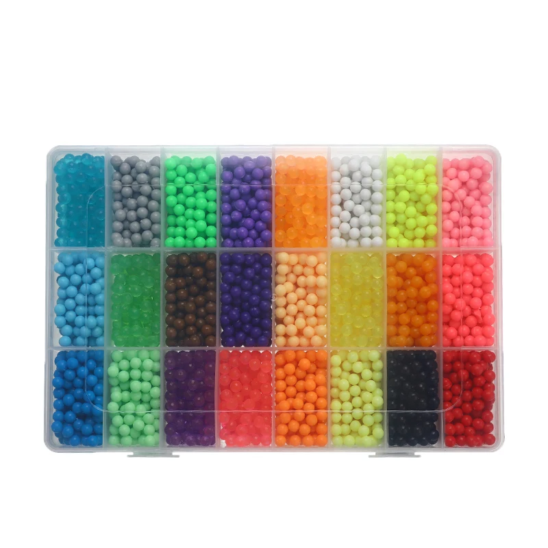 5200 шт Водный туман бусина игрушка набор DIY ремесло животное дети ручной Клей бусины головоломка игрушка многоцветный