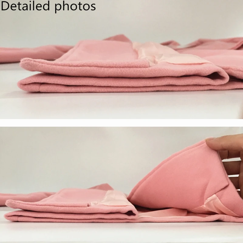 Новинка 2017 года Лидер продаж женщина Повседневное Шерстяное пальто Высокое