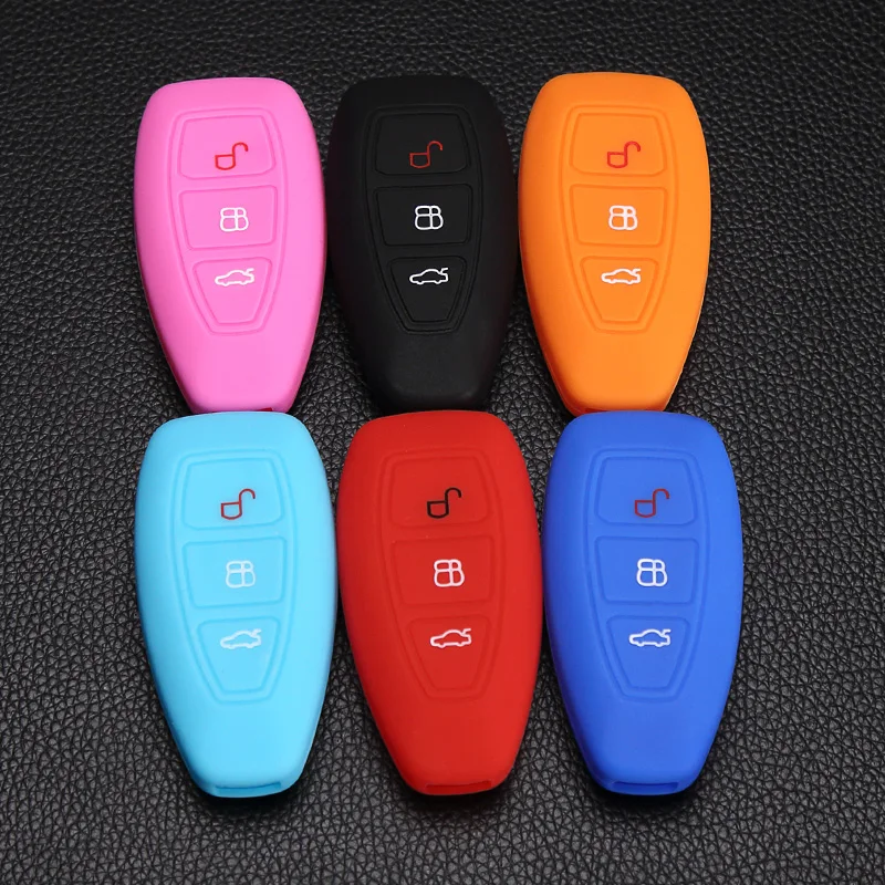 2019 высококачественный силиконовый резиновый чехол для автомобильного ключа Ford