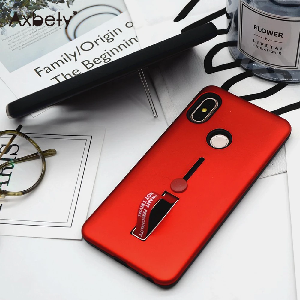 Модный чехол-подставка для Xiaomi Redmi Note 8 Pro, чехол с петлей на палец для Redmi Note 7, 6, 5, скрытый чехол-подставка s