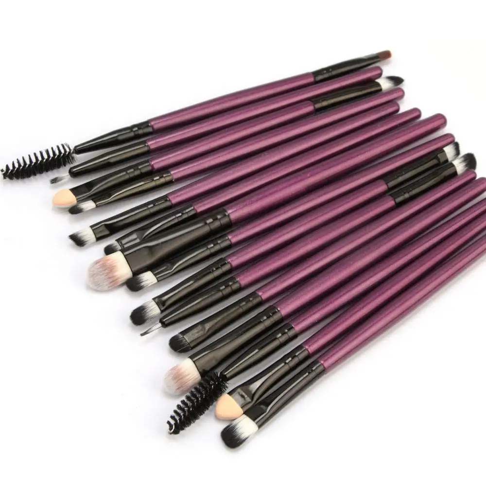 Набор кистей для макияжа 15 шт. тени Пудра основа подводка глаз губ Pro