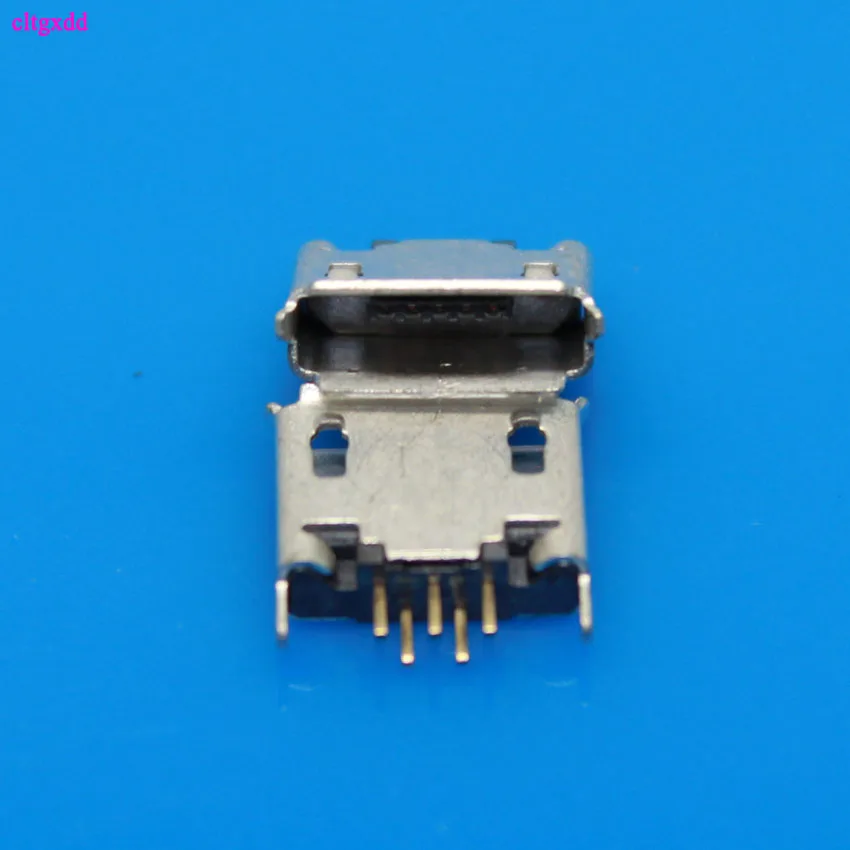 Clgxdd 10 шт. вертикальный MICRO mini USB 5pin гнездо 180 градусов jack 5P Прямой разъем