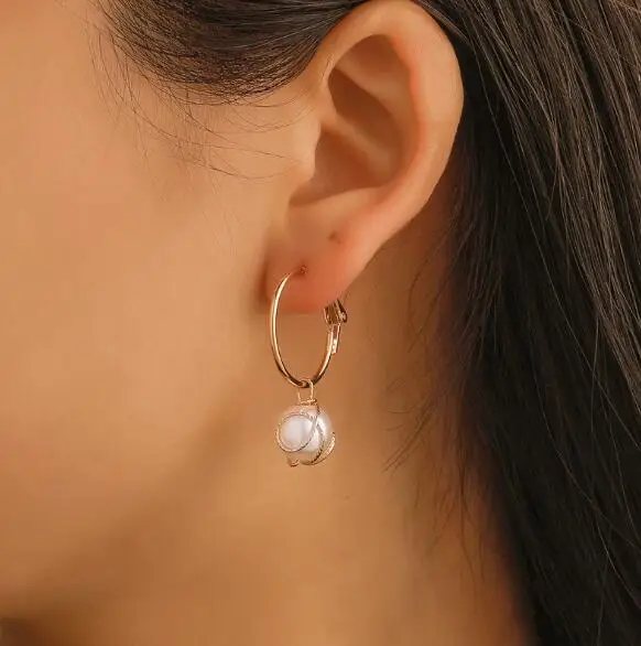 618 Temperament Geometric Personality Retro Chic Earrings Trendy Women Rhinestone Brincos Bijoux Jewelry Gift E5578 | Украшения и