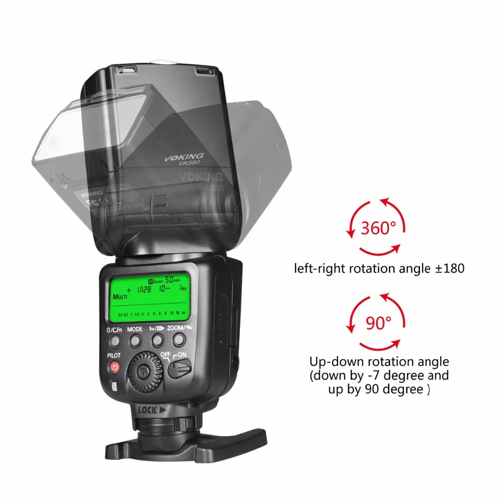 Вспышка Voking TTL VK580 для цифровых зеркальных камер Canon 70d 6d 5d2 600d 60d 650d|ttl flash|speedlite ttlflash
