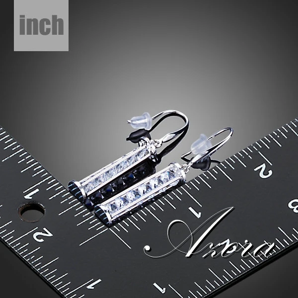 AZORA, уникальный дизайн, элегантные, 6 шт., прозрачные серьги Stellux с австрийскими кристаллами, серьги-капли для женщин, TE0269