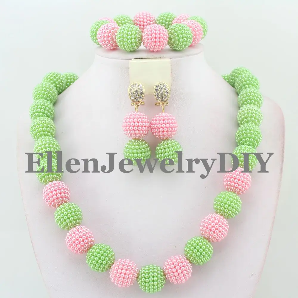 Новинка нигерийские Свадебные бусы свадебный ювелирный набор Дубай Свадебный