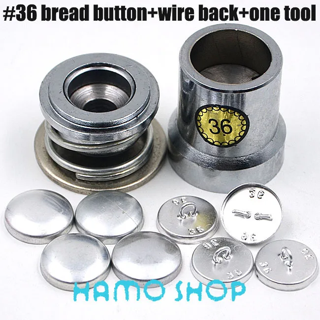 Круглая металлическая кнопка для рукоделия 2 15 см/21 5 мм 50 компл./лот #36 ткань с