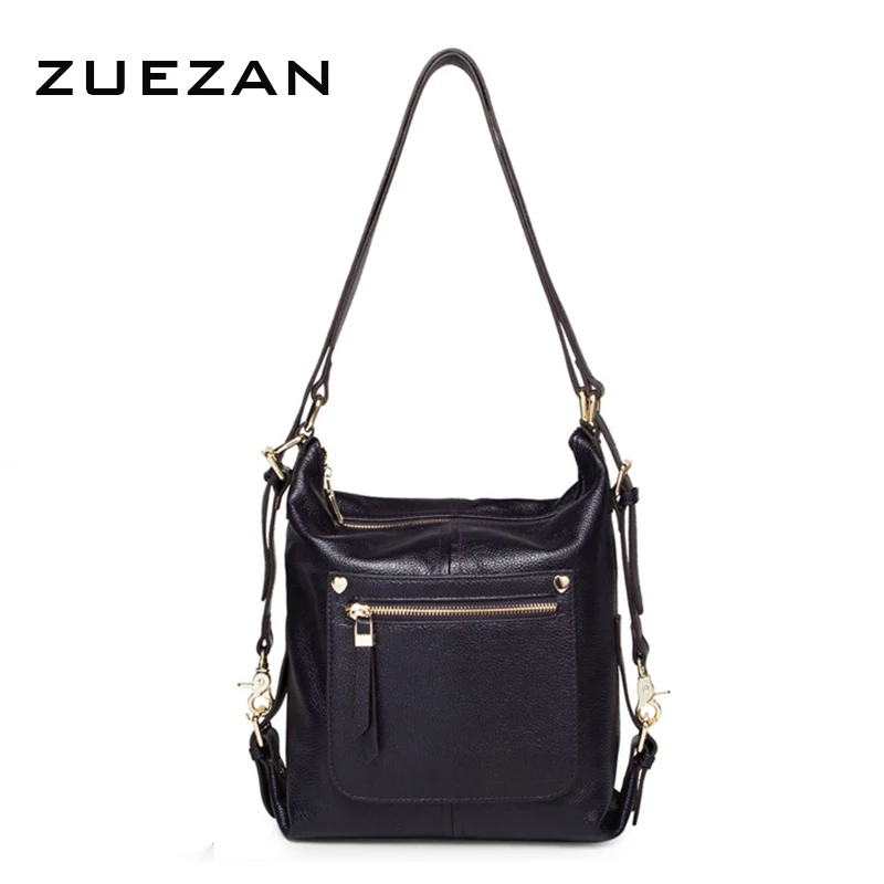 Наплечный рюкзак из 100% натуральной воловьей кожи женская наплечная сумка модные