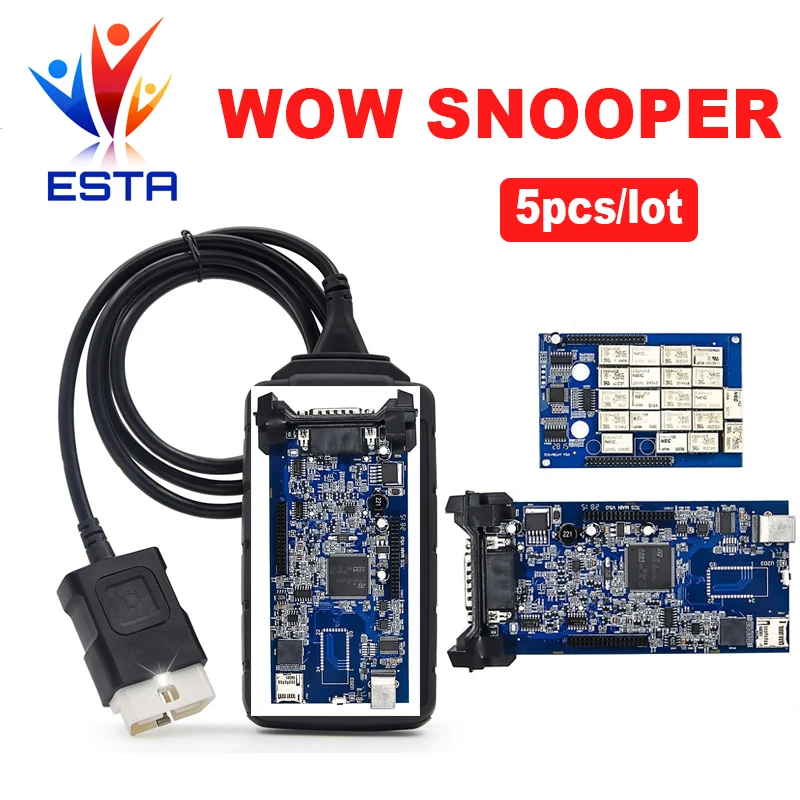 5 шт./лот DHL Бесплатная WOW TCS CDP Bluetooth 5.008R2 программного обеспечения pro для obd2