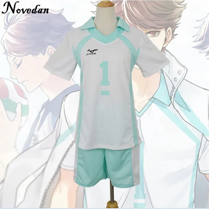 Haikyuu kageyama tobio Женская Koushi Sugawara Oikawa Tooru Косплей Костюм Униформа Джерси