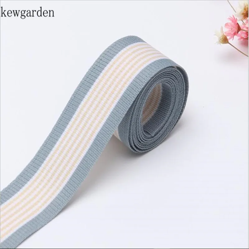 Kewgarden 5/8 &quot1&quot 1-1/2 &quotполоса вязания атласные ленты DIY бант лента вручную