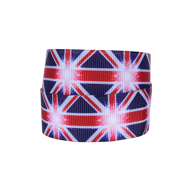 

FLRA Ribbon (50yards/lot) 50mm UK flag printed grosgrain ribbons