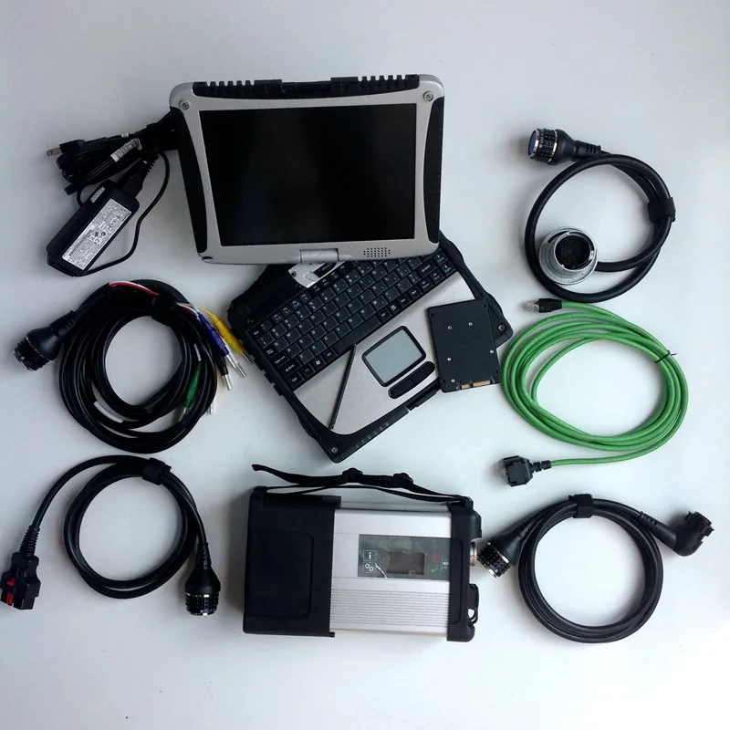 Newest software 2020.09 360 SSD with EPC XE-TRY MB Star C5 SD Connect diagnostic tool mb star c5 scanner I5 CF19 Laptop | Автомобили и