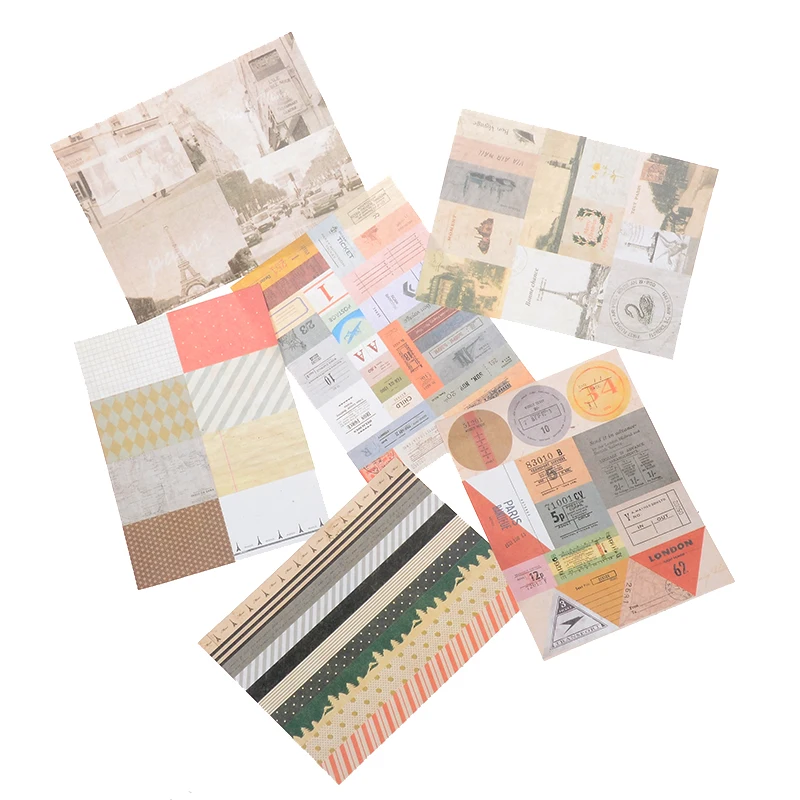 12 шт. бумажные винтажные наклейки для фотографий | Дом и сад