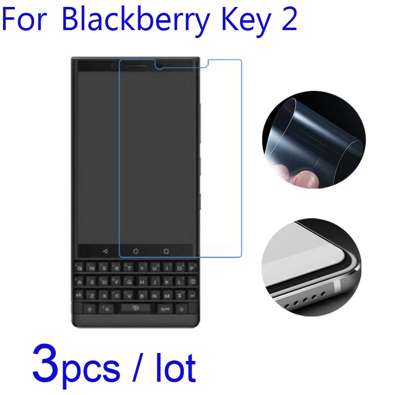Мягкие Защитные пленки для Blackberry Key2 LE 3 шт. прозрачные/матовые/нано
