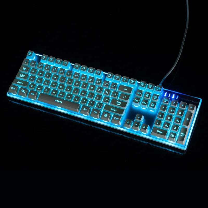 Тонкая профессиональная игровая USB клавиатура Motospeed K11 геймерская Игровая Teclado с