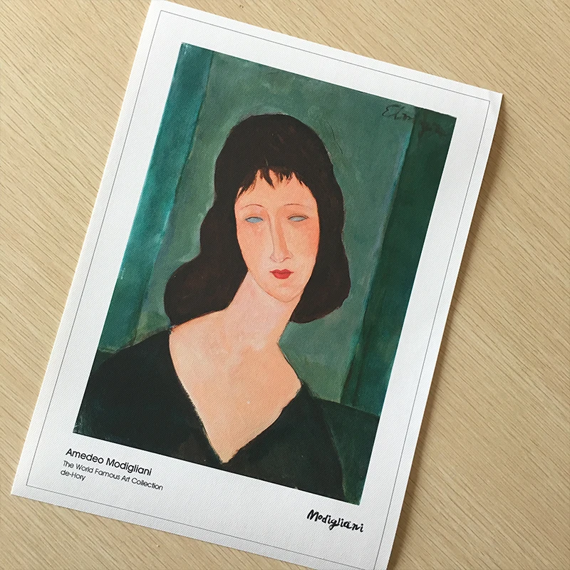 Современный Vogue Женский портрет от Amedeo Modigliani холст печать живопись плакат Настенные картины для гостиной домашний Декор стены Искусство