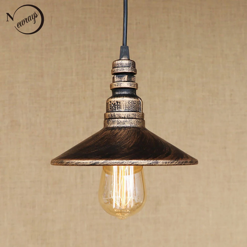 Промышленная железная водопроводная труба Лофт 4 цвета винтажный подвесной