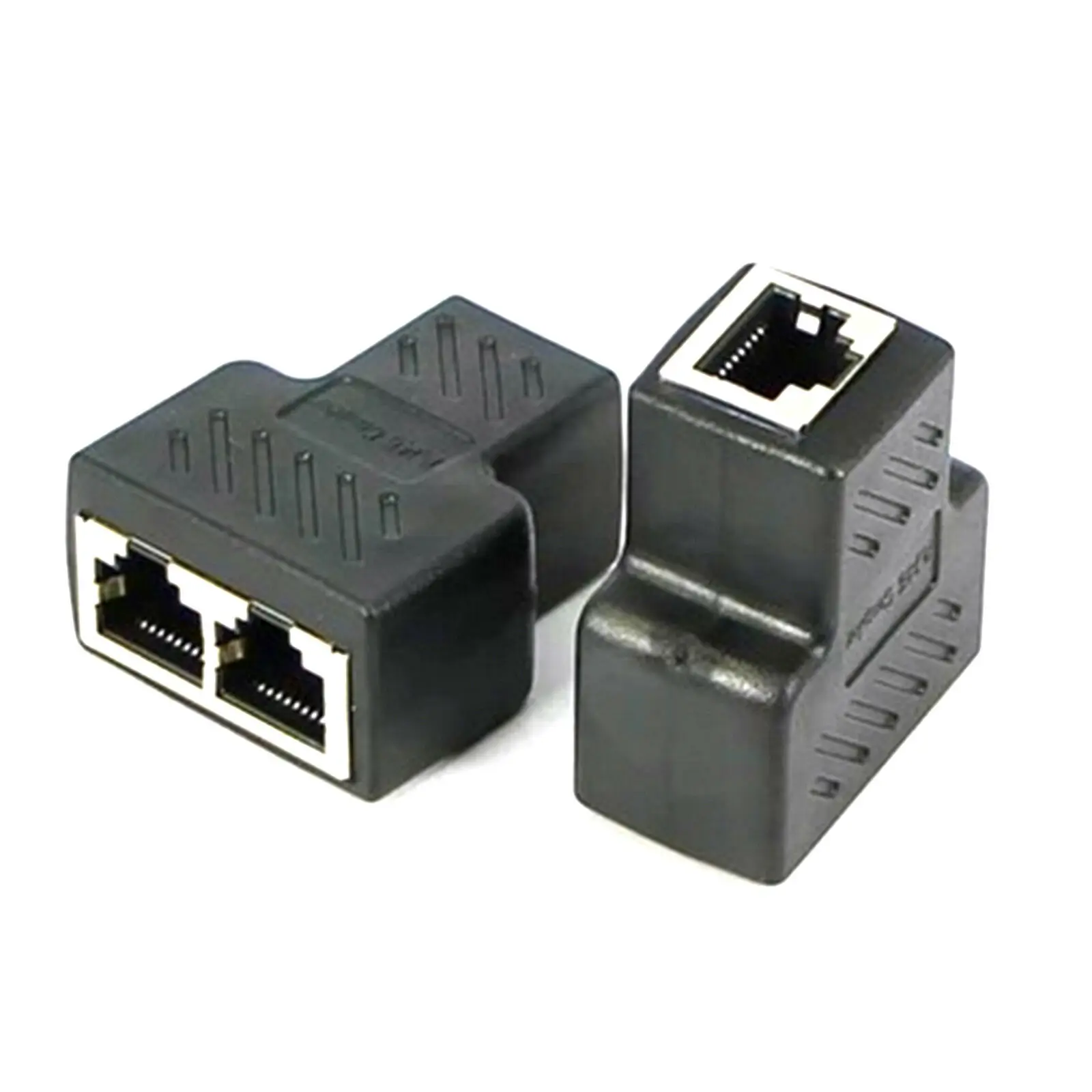 Соединитель RJ45 Cat7/6/5e Y-разветвитель Сетевой удлинитель кабеля LAN адаптер для Ethernet