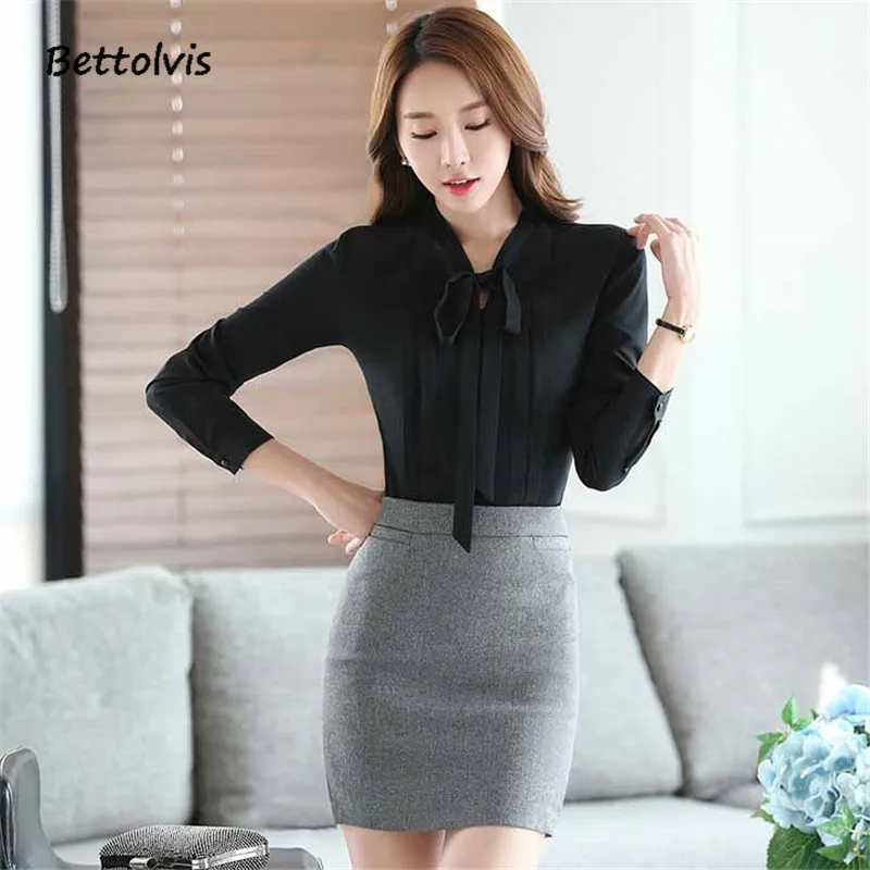 2019 новые модные женские деловые костюмы юбка элегантная профессиональная XXXL OL