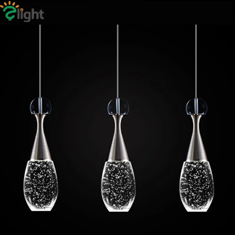 Современная роскошная бутылка светодиодные люстры освещение Lustre Crystal Dining Room