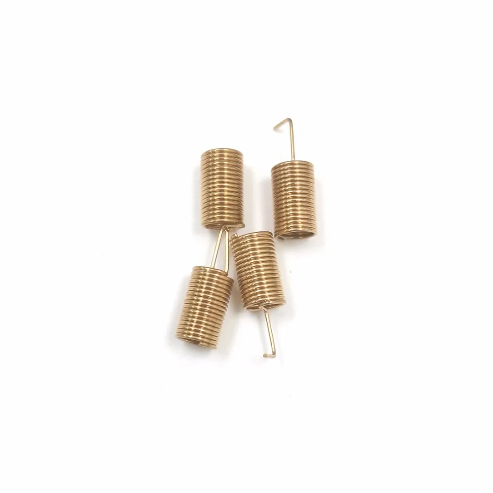 

10pcs 433Mhz Internal Spring Antenna 2.15dbi Built-In Copper Aerial With Hook 11mm Soldering
