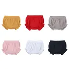 Шорты детские, хлопковые, однотонные, на возраст 6-24 месяцев