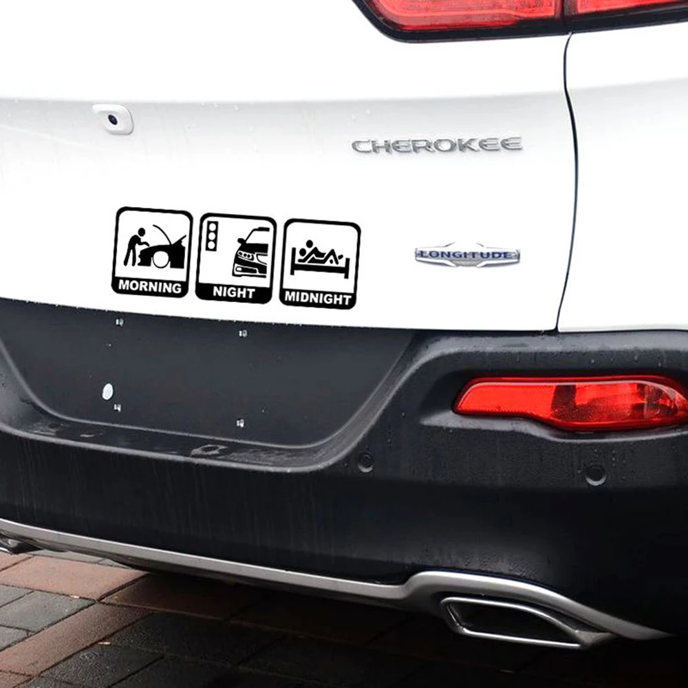 Светоотражающая наклейка Aliauto на заднюю панель автомобиля забавные аксессуары