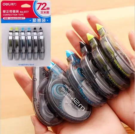 Корректирующая лента Материал Escolar Канцтовары офисные школьные принадлежности