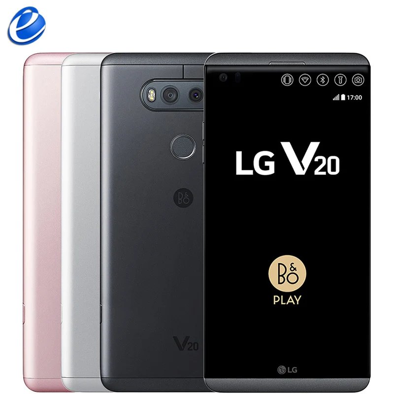 

Смартфон LG V20, 4 Гб ОЗУ, 64 Гб ПЗУ, сканер отпечатка пальца, Snapdragon 820, на базе Android, две SIM-карты, экран 5,7 дюйма, основная камера 16 Мп + 8 Мп, 4G LTE