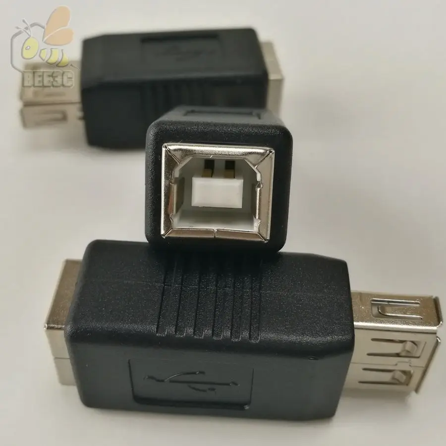 USB 2 0 type-A-type-B разъем типа A-type B Расширенный принтер черный адаптер для печати 4