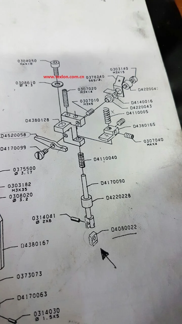 Lonati Socks Machine L364 Use Knife Base D4380128