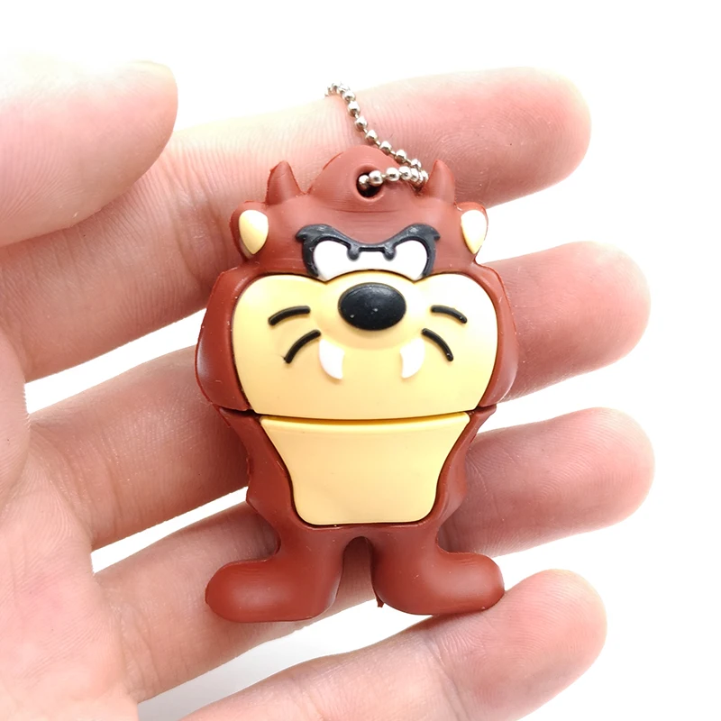 Мультфильм usb флэш-накопитель 64 ГБ 32 16 8 4 милый Лев карта памяти Флеш накопитель