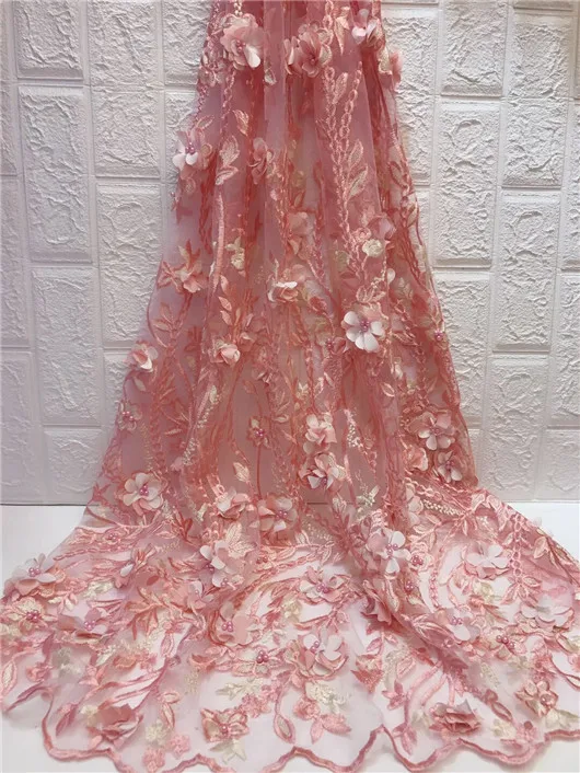 NEW french lace embroidered tulle with heavy stones and beaded nigerian Guipure fabrics for wedding dress | Дом и сад