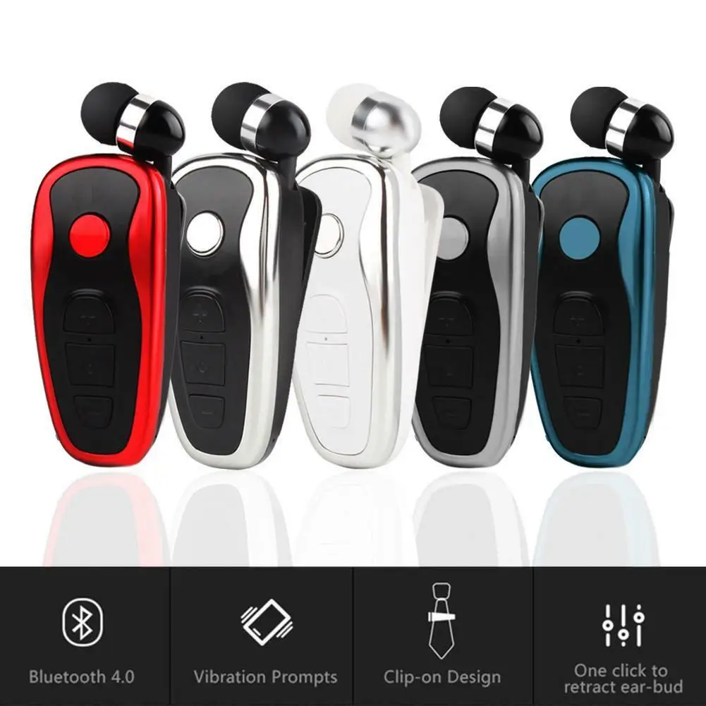 Q7 Беспроводной Bluetooth 4,1 Гарнитура виброзвонок одежда вставной наушник тонкой