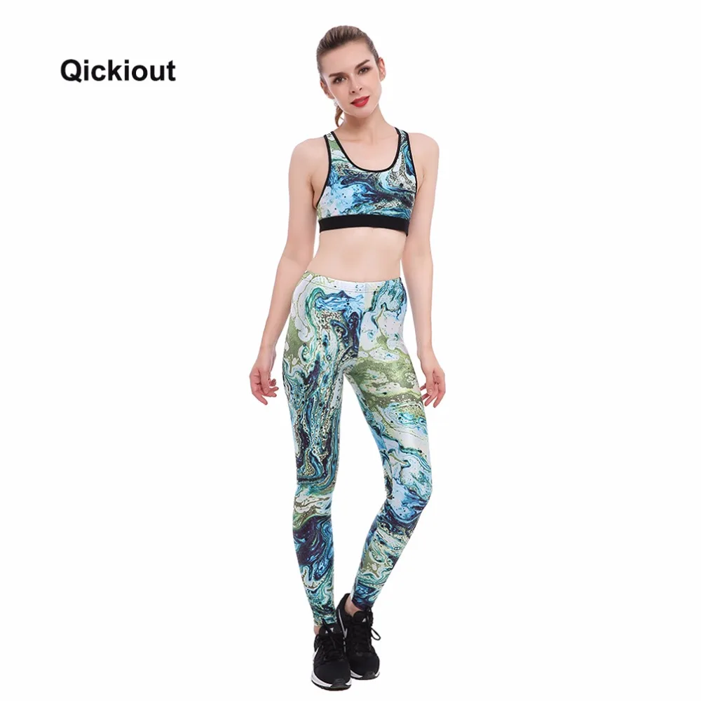 Женский спортивный костюм Qickitout топ на бретельках леггинсы 2 шт.|pants set|set fashionwomen piece