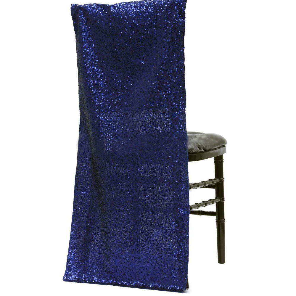 100 шт. чехлы для стульев из розового золота на спинку стула блестящие Блестящие