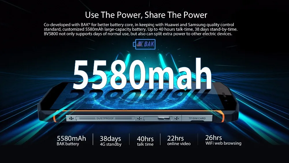 Blackview BV5800 Pro Водонепроницаемый IP68 смартфон 5 &quotMT6739 4 ядра Android 8 1 2 GB Оперативная