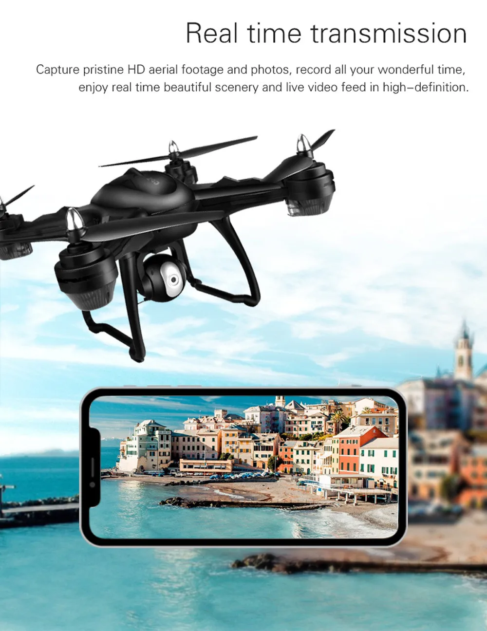 LH-X38G Квадрокоптер с камерой 1080P 5MP wifi FPV Drone Dual gps Follow Me 18 мин Время полета RC вертолет Дрон с камерой HD