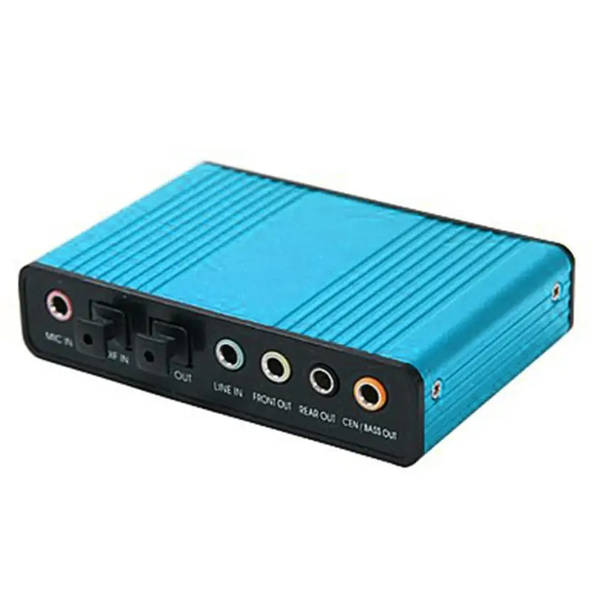 B HIPERDEAL USB Внешний 6 SPDIF оптическая звуковая карта аудио для нетбук ноутбук PC 18Jul18 F - Цвет: B