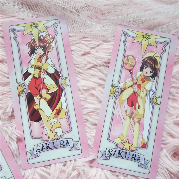 Cardcaptor Sakura Kinomoto Таро Волшебная книга 2 версии с Клоу карты набор в коробке косплей реквизит коллекционные вещи подарок для детей девочек