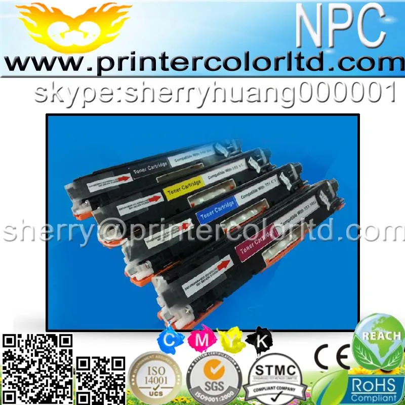 CF350A CF351A CF352A CF353A тонер картридж совместимый для hp m177fw m176n m176 130A цветной s|Картриджи
